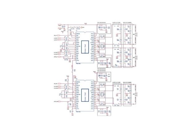 ماژول آمپلی فایر حرفه ای 2x50W+100W مدل XH-M139