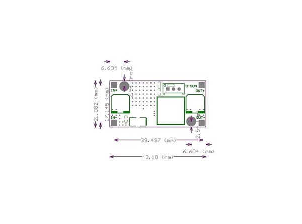 ماژول مبدل DC-DC افزاینده 2.5 آمپر XL6009-LM2577