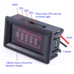 ماژول نمایشگر سطح شارژ باتری 12 ولت