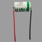 باتری لیتیوم 3.6 ولت سیم دار سایز 1/2AA مدل LS14250 مارک saft