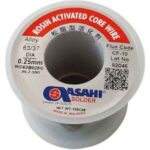 سیم لحیم 0.25 میلیمتر حلقه 100 گرمی ASAHI