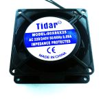 فن 220 ولت 8x8x2.5 سانتی متر برند TIDAR مدل 80X80X25