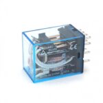 رله بزرگ شیشه ای 12 ولت 5 آمپر 14 پایه سوکتی کد MY4N-J-DC12V