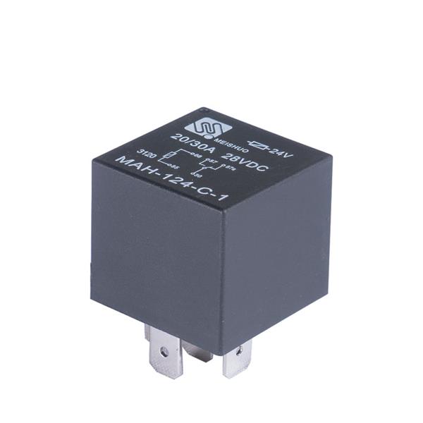 رله فیش خور 24 ولت 30 آمپر 5 پایه کد MAH-124-C-1-1 رله فیش خور 24 ولت 30 آمپر 5 پایه کد MAH-124-C-1
