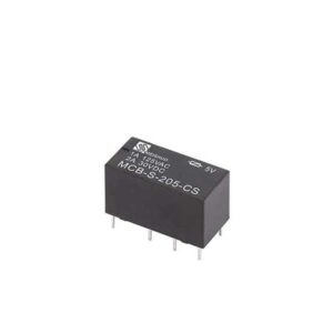 رله مخابراتی مینیاتوری 5 ولت 1 آمپر 8 پایه کد MCB-S-205-C-S