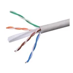 کابل شبکه 8 رشته (4 زوجی) مفتولی خارجی با روکش خاکستری