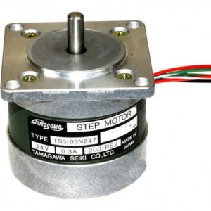 استپ موتور دو فاز 24 ولت 1.8 درجه مدل TS3103N247-42 برند تاماگاوا