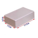 جعبه پلاستیکی 11X7X3 سانتی متر مشکی - تصویر 3