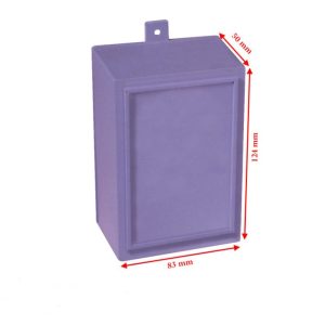 جعبه پلاستیکی 8X12X5 طوسی