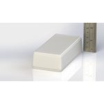 جعبه پلاستیکی رومیزی ابعاد 120X57X32 میلی متر سفید