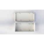 جعبه پلاستیکی رومیزی ابعاد 120X57X32 میلی متر سفید
