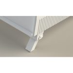 جعبه پلاستیکی رومیزی پایه دار ابعاد 210X230X86 میلی متر سفید