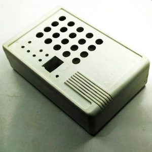 جعبه پلاستیکی سوراخ دار 9X14X4 سانتی متر سفید