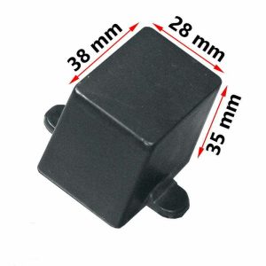 جعبه پلاستیکی گوشواره ای 3X4 مشکی