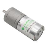موتور گیربکس 12VDC 430RPM مدل 25GA-370-12V-430RPM