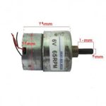 موتور گیربکس 6VDC 65RPM مدل 27GA300