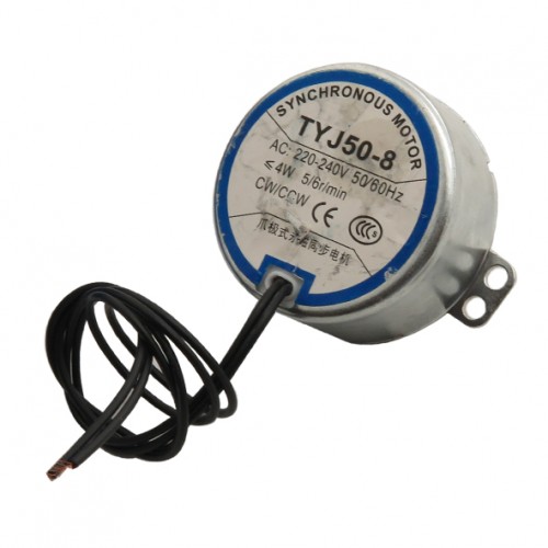 موتور گیربکس سنکرون 220VAC 5RPM مدل TYJ50-8-1 موتور گیربکس سنکرون 220VAC 5RPM مدل TYJ50-8