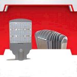 چراغ خیابانی 90 وات مهتابی LED SMD