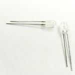 LED اوال آبی مات 5 میلی متر تابلو روانی بدنه سفید