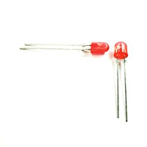 LED اوال قرمز مات 5 میلی متر تابلو روانی بدنه قرمز