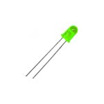 LED گرد سبز مات 5 میلی متر
