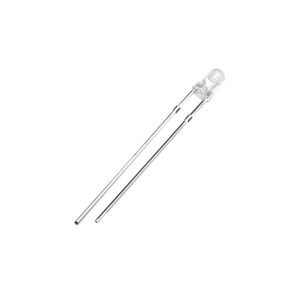 LED گرد زرد شفاف 3 میلی متر