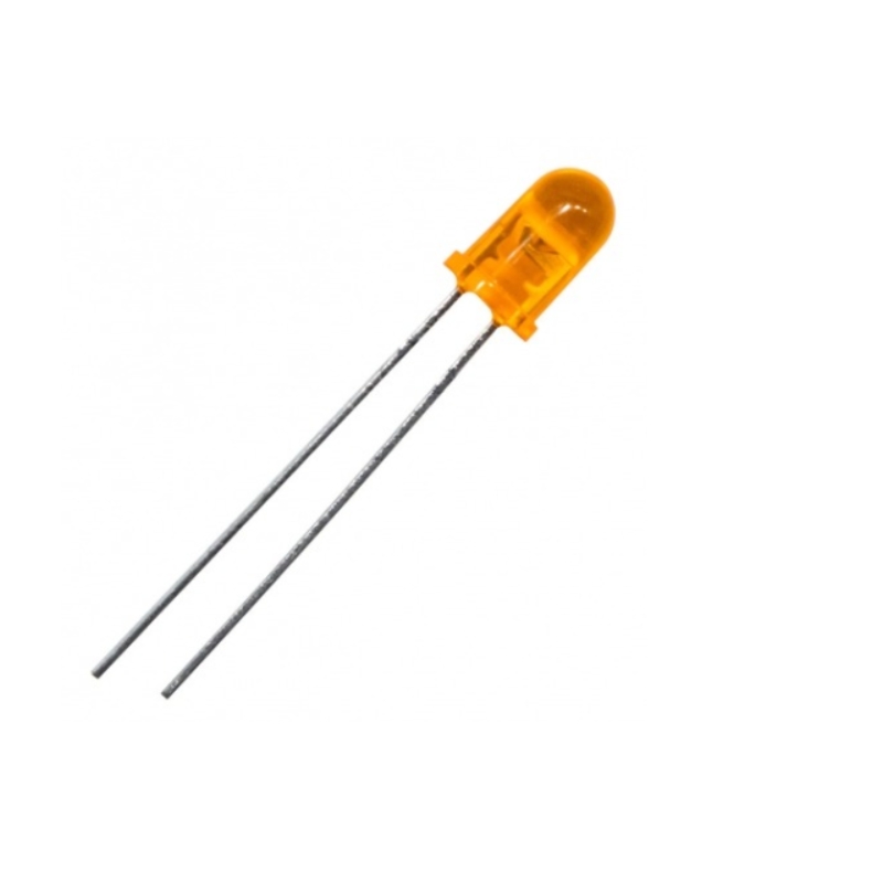 LED گرد قرمز مات 3 میلی متر ( خود نارنجی )-2 LED گرد قرمز مات 3 میلی متر ( خود نارنجی )
