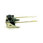 تک سوئیچ دو پایه رایت بلند سایز 6X6X9 میلی متر همراه با هولدر پکیج DIP مشکی