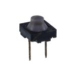 تک سوئیچ ضد گرد و غبار دو پایه سایز 8X8X6 میلی متر پکیج DIP خاکستری