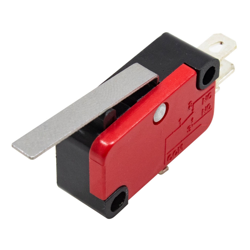 میکروسوئیچ 15A 250VAC اهرم دار 28 میلی متر میکروسوئیچ 15A 250VAC اهرم دار 28 میلی متر - تصویر 1