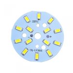 پنل LED گرد 7 وات 23-21 ولت قطر 49 میلی متر سفید مهتابی