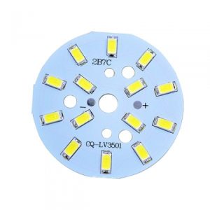 پنل LED گرد 7 وات 23-21 ولت قطر 49 میلی متر سفید مهتابی