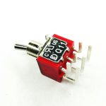 کلید کلنگی 2 حالته 6 پایه روبردی رایت قطر 6 میلی متر - تصویر 2