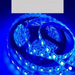 ال ای دی نواری آبی درشت 5050 یک متری ضد آب 12 ولت 60LED