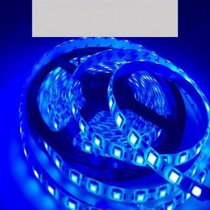 ال ای دی نواری آبی درشت 5050 یک متری ضد آب 12 ولت 60LED