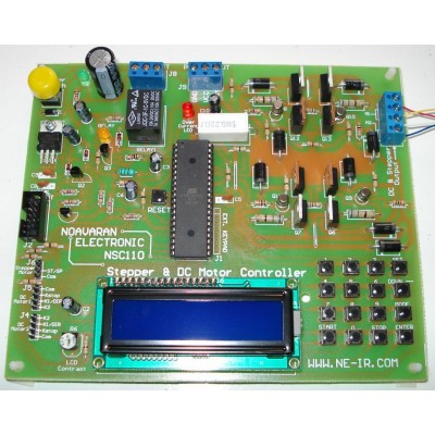 برد کنترلر موتورهای پله ای ( استپر موتور ) و موتورهای DC ( مینی PLC ) مدل NSC110-1 برد کنترلر موتورهای پله ای ( استپر موتور ) و موتورهای DC ( مینی PLC ) مدل NSC110
