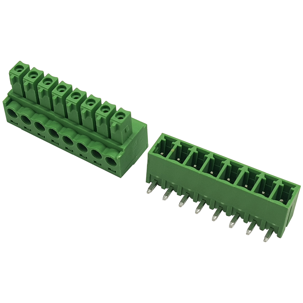 ترمینال کشویی فونیکس 8 پین رایت با فاصله پین 3.81 میلی متر-1 ترمینال کشویی فونیکس 8 پین رایت با فاصله پین 3.81 میلی متر