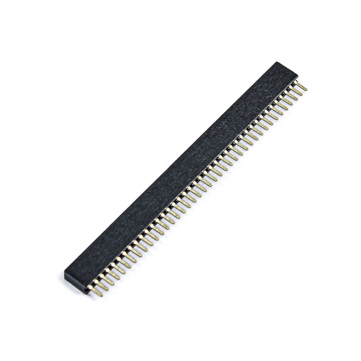 پین هدر 1X40 مادگی صاف خیلی ریز با فاصله پین 1.27 میلی متر پین هدر 1X40 مادگی صاف خیلی ریز با فاصله پین 1.27 میلی متر