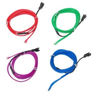 کابل نئون EL WIRE یک متری بهمراه ترانس