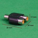 تبدیل 1 به 2 AV مادگی