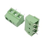 ترمینال پیچی روبردی 3 پین مدل KF127-5.0 رنگ سبز