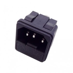 جک برق AC نری سوکتی به همراه جافیوزی نوع فشاری