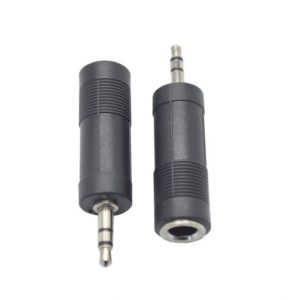 فیش تبدیل میکروفون 6.3 مادگی به صدا AUX 3.5 نری استریو