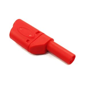 فیش موزی نری روکش دار ولتاژ بالا - قرمز