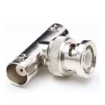 کانکتور T-BNC تبدیل دو سر مادگی به یک سر نری