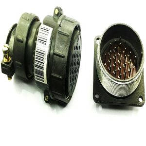 کانکتور روسی 26 پین قطر 52 میلی متر کامل مادگی سرکابلی و نری فلنج