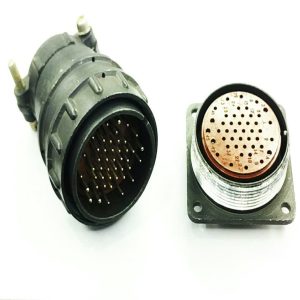 کانکتور روسی 45 پین کامل نری سرکابلی و مادگی فلنج