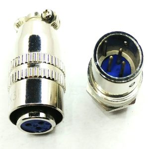 کانکتور فلزی نظامی 3 پین فشاری مدل XS12K3F