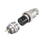 کانکتور فلزی نظامی 3 پین مدل GX16