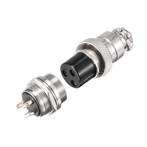 کانکتور فلزی نظامی 3 پین مدل GX16